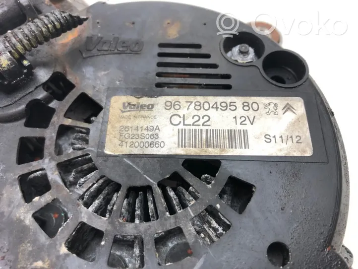 Citroen C6 Generaattori/laturi 9678049580