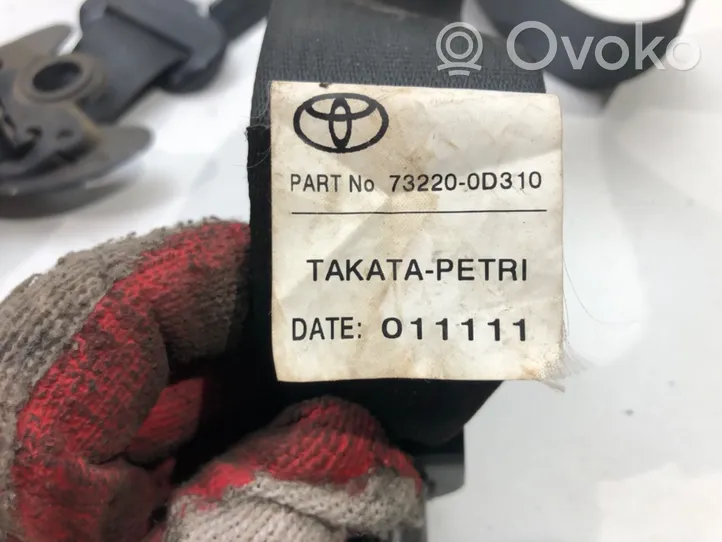 Toyota Yaris Pas bezpieczeństwa fotela przedniego 73220-0D310
