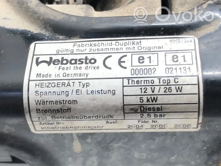 Mazda 6 Autonomisen lämmittimen kiertopumppu (Webasto) 9000610C