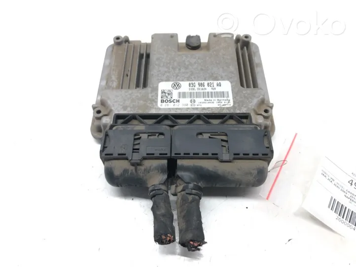 Volkswagen Caddy Unité de commande, module ECU de moteur 03G906021AQ