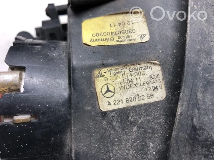 Mercedes-Benz S W221 Światło przeciwmgłowe przednie A2218200256