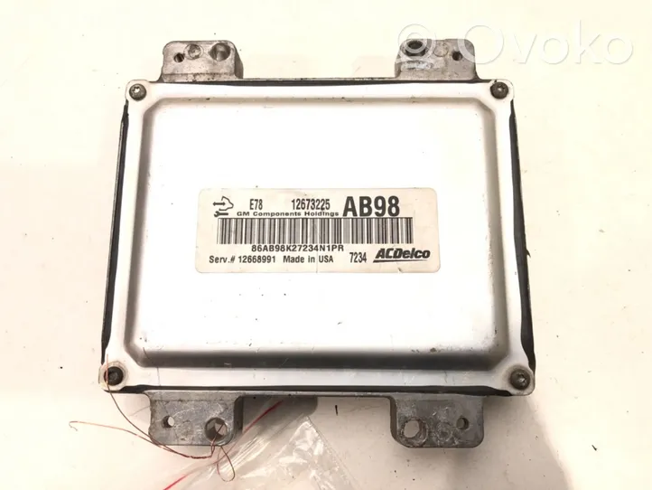 Opel Zafira C Unité de commande, module ECU de moteur 12673225