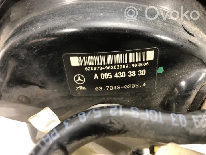 Mercedes-Benz C AMG W203 Bremžu vakuuma pastiprinātājs A0054303830