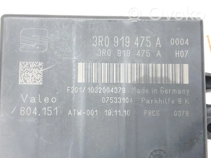 Seat Exeo (3R) Parking PDC control unit/module 3R0919475A