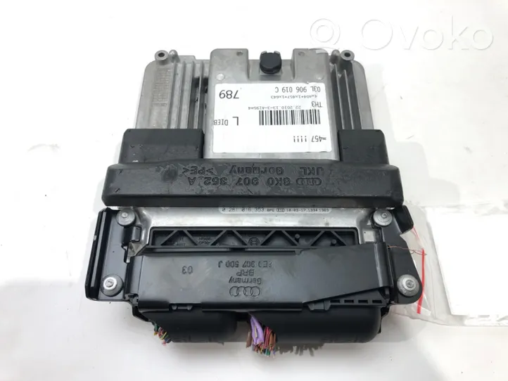 Audi A4 S4 B8 8K Unité de commande, module ECU de moteur 03L906019C