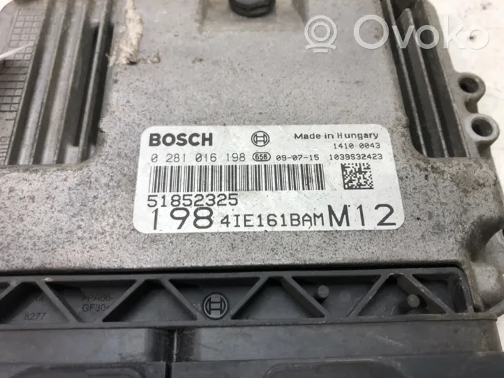 Fiat Bravo Unidad de control/módulo ECU del motor 51852325