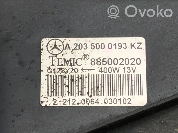 Mercedes-Benz C AMG W203 Tuuletinsarja A2035000193