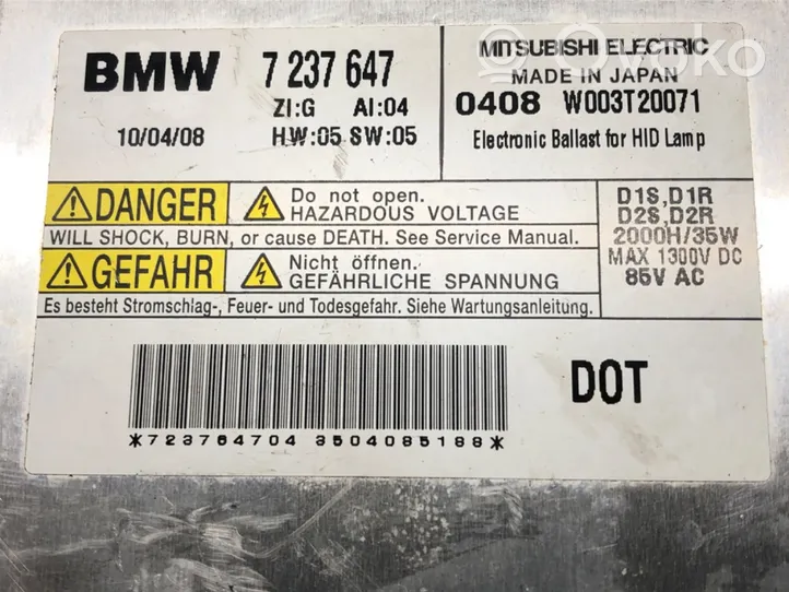 BMW 7 F01 F02 F03 F04 Jännitteenmuunnin/muuntimen moduuli 7237647