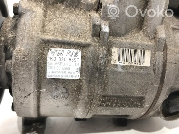 Volkswagen Golf VI Air conditioning (A/C) compressor (pump) 1K0820859T