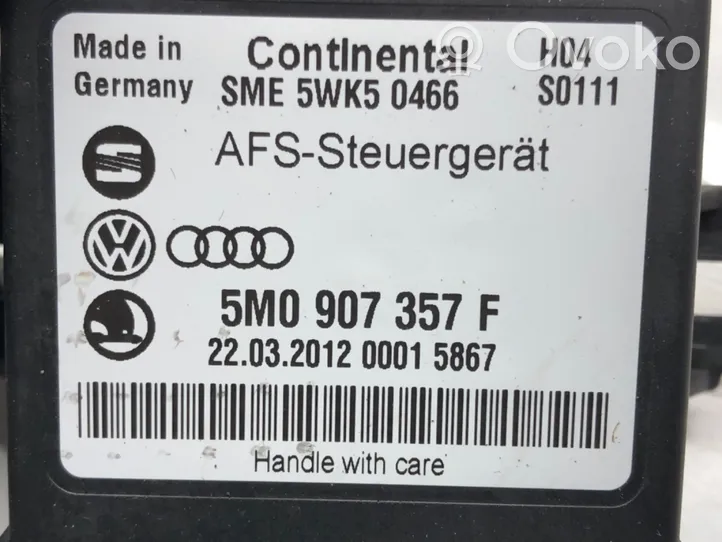 Volkswagen PASSAT CC Xenon control unit/module 5M0907357F