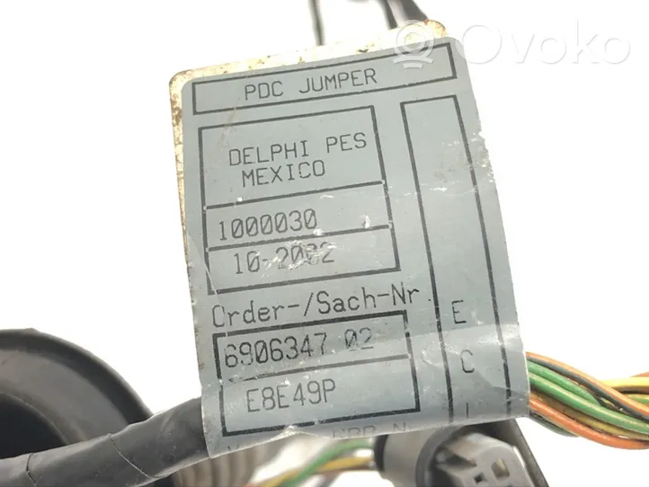 BMW X5 E53 Parkošanas (PDC) sensoru vadu instalācija 6906347