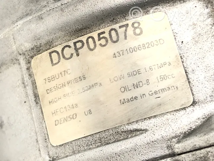 BMW 5 F10 F11 Kompresor / Sprężarka klimatyzacji A/C DCP05078