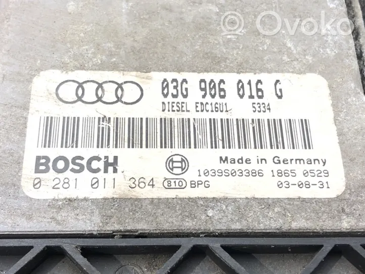 Audi A3 S3 8P Galios (ECU) modulis 03G906016G