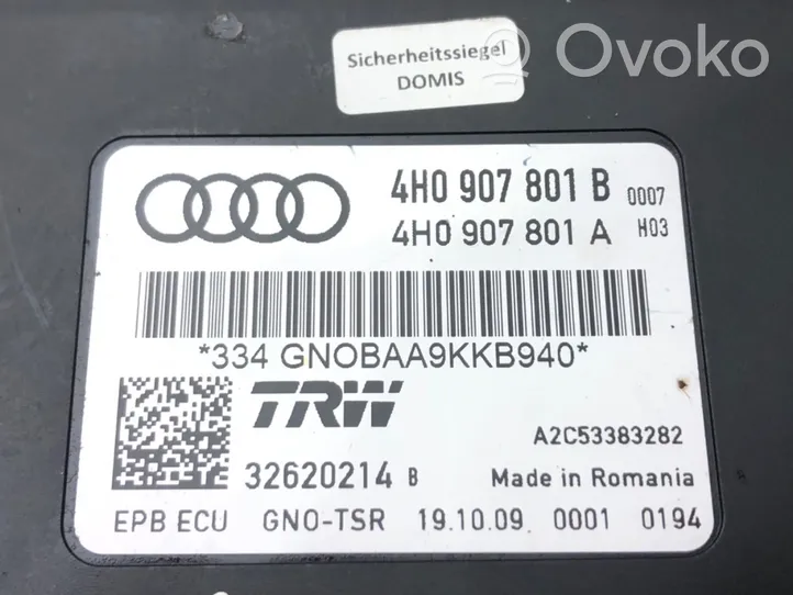 Audi A8 S8 D4 4H Autres unités de commande / modules 4H0907801B