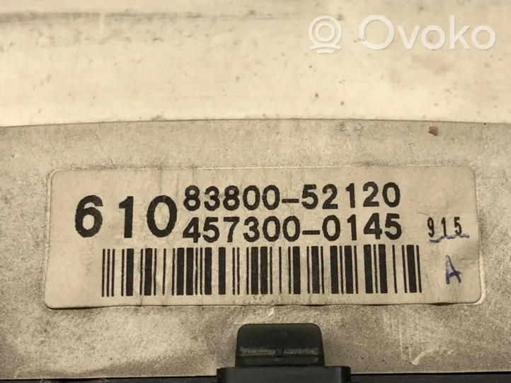 Toyota Yaris Tachimetro (quadro strumenti) 83800-52120