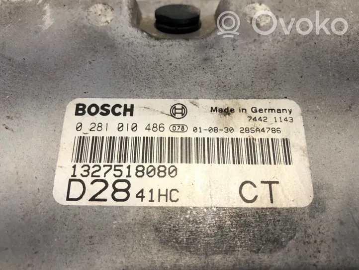 Fiat Ducato Unité de commande, module ECU de moteur 1327518080