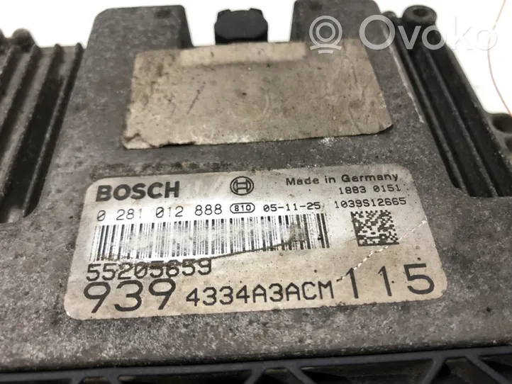 Alfa Romeo 159 Motorsteuergerät ECU 