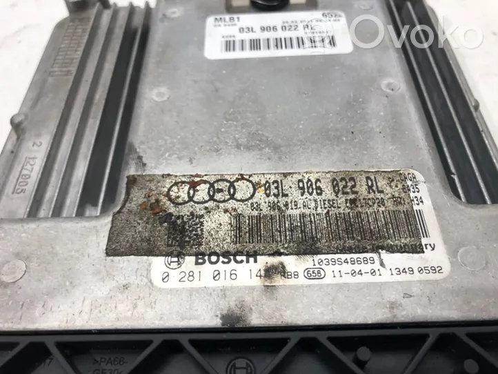 Audi A4 S4 B8 8K Galios (ECU) modulis 03L906022RL