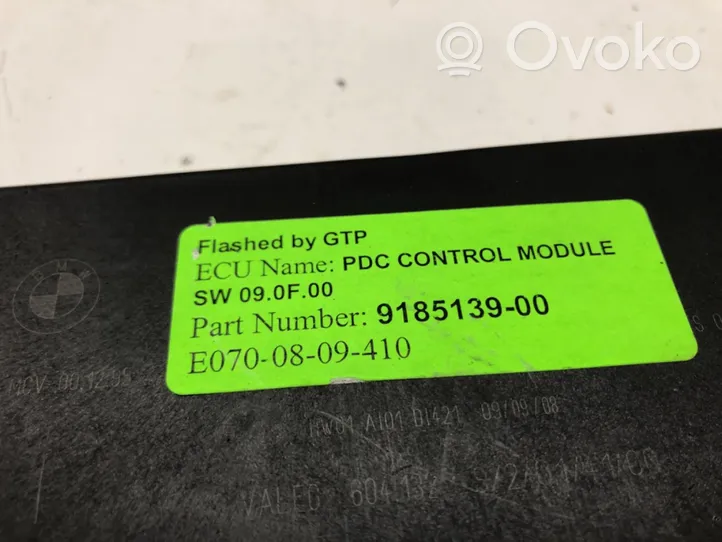 BMW X5 E70 Centralina/modulo sensori di parcheggio PDC 9185139