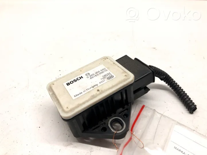 Toyota Auris 150 Sensore di imbardata accelerazione ESP 0265005650