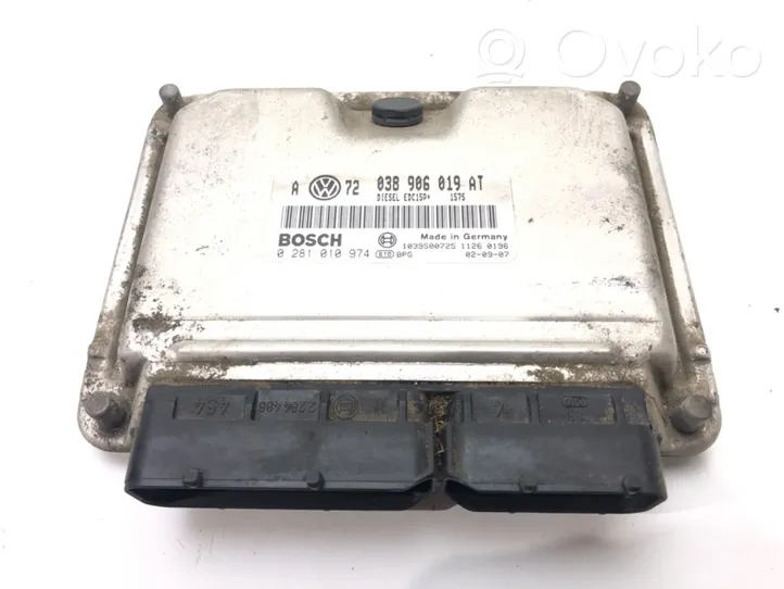 Volkswagen Golf IV Galios (ECU) modulis 038906019AT