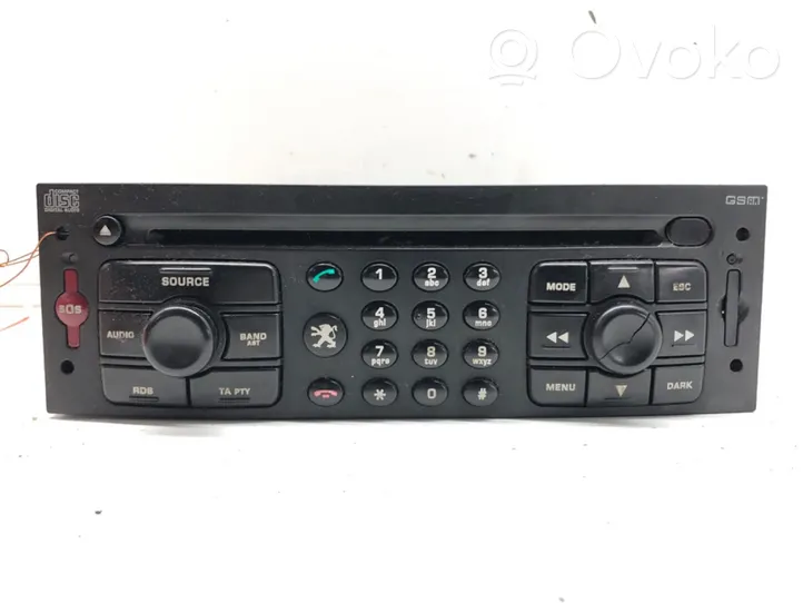 Peugeot 307 Radio/CD/DVD/GPS-pääyksikkö 96511850XT