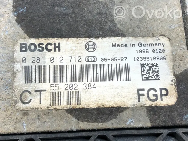 Opel Zafira B Komputer / Sterownik ECU silnika 55202384