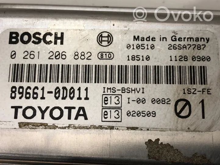 Toyota Yaris Galios (ECU) modulis 89661-0D011