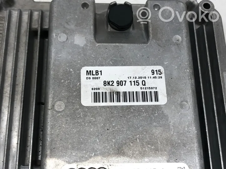 Audi A4 S4 B8 8K Unité de commande, module ECU de moteur 8K2907115Q