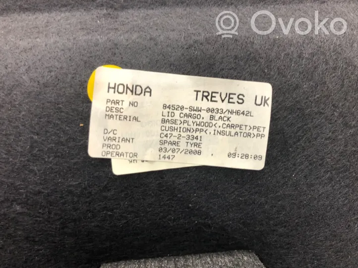 Honda CR-V Wykładzina bagażnika 84520-SWW-0033