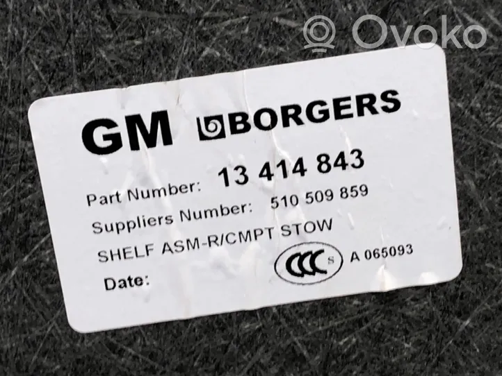 Opel Meriva B Bagāžnieka grīda 13414843