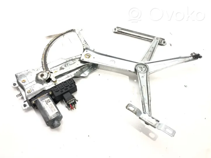 Opel Zafira A Front door window regulator with motor 90579355