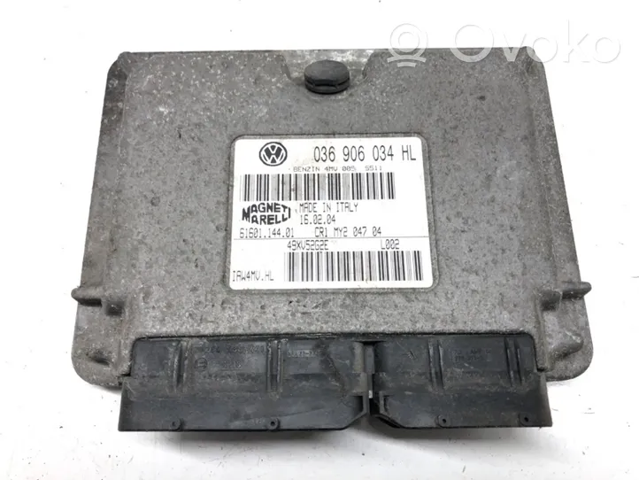 Volkswagen Polo IV 9N3 Unité de commande, module ECU de moteur 036906034HL