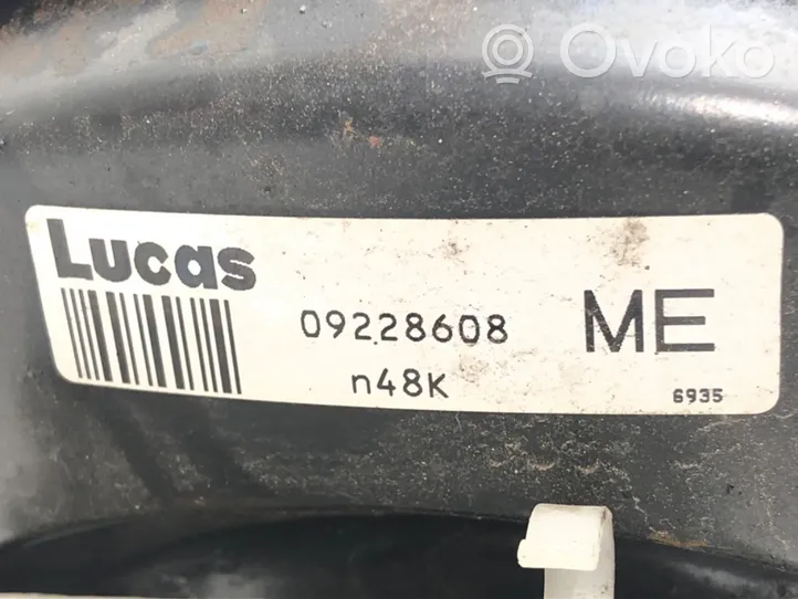 Opel Astra G Bremžu vakuuma pastiprinātājs 09228608