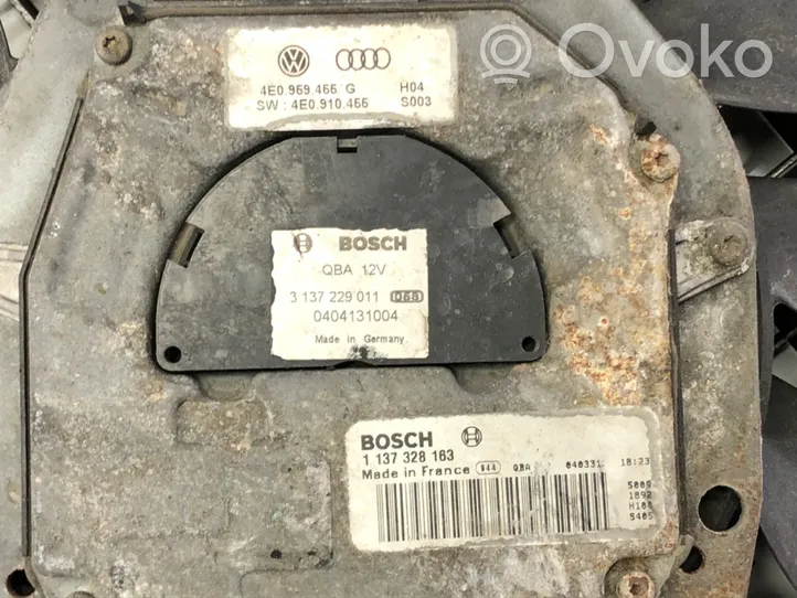 Audi A8 S8 D3 4E Set ventola 4E0959455G