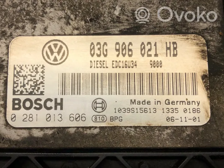 Volkswagen Golf V Centralina/modulo motore ECU 03G906021HB