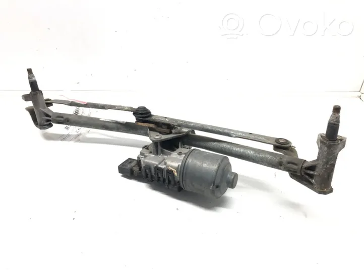 Volkswagen Polo IV 9N3 Front wiper linkage and motor 6Q1955119A