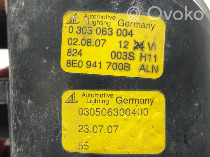 Audi A4 S4 B6 8E 8H Etusumuvalo 8E0941700B