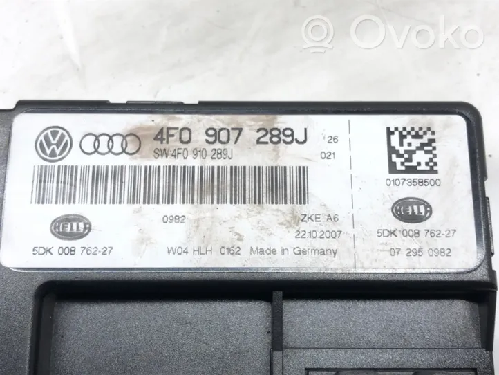 Audi A6 Allroad C6 Unidad de control/módulo de carrocería central 4F0907289J