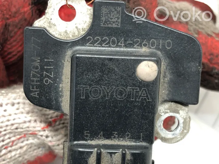 Toyota Avensis T270 Misuratore di portata d'aria 22204-26010