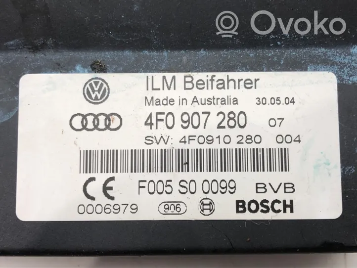 Audi A6 S6 C6 4F Unidad de control/módulo del sistema freno 4F0907280