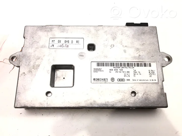 Audi A6 S6 C6 4F Bluetooth modulis 4E0035729