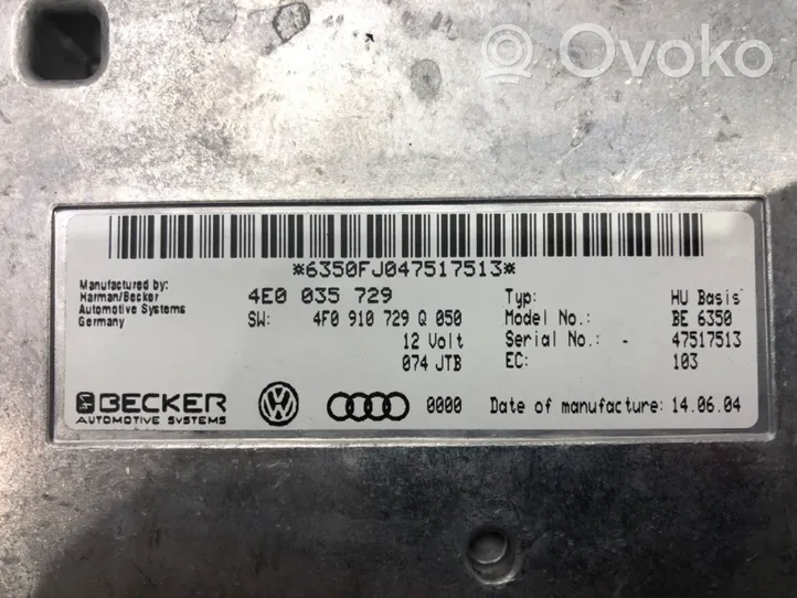 Audi A6 S6 C6 4F Centralina/modulo bluetooth 4E0035729