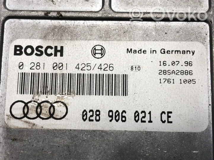 Audi A4 S4 B5 8D Komputer / Sterownik ECU silnika 028906021CE