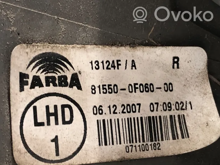 Toyota Corolla E120 E130 Luz trasera/de freno 81550-0F060