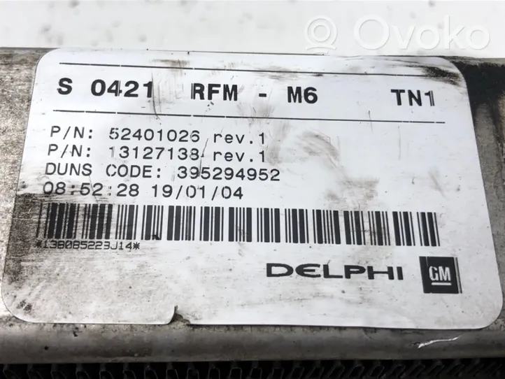 Opel Meriva A Refroidisseur intermédiaire 52401245