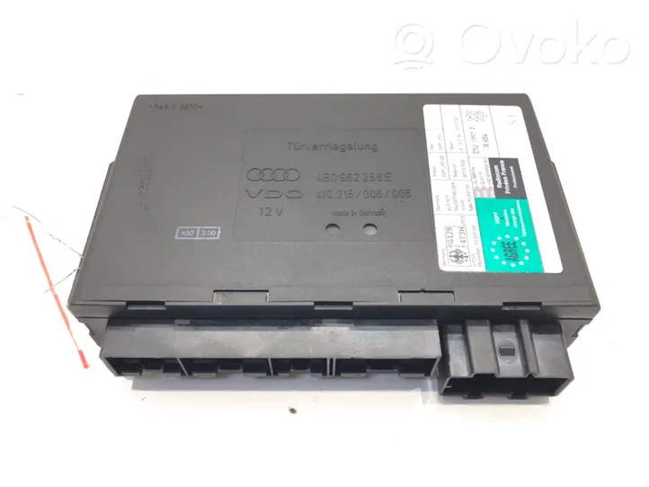 Audi A6 S6 C5 4B Modulo di controllo del corpo centrale 4B0962258E