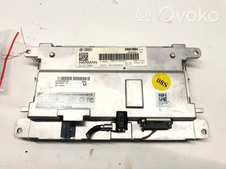 Audi A5 8T 8F Monitori/näyttö/pieni näyttö 8R0919604