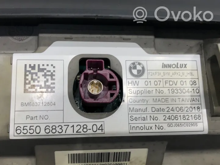 BMW 3 F30 F35 F31 Monitor / wyświetlacz / ekran 6837128