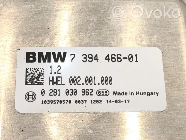 BMW 5 F10 F11 Muut ohjainlaitteet/moduulit 7394466